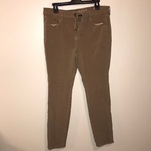 American Eagle khaki jeggings hi rise
